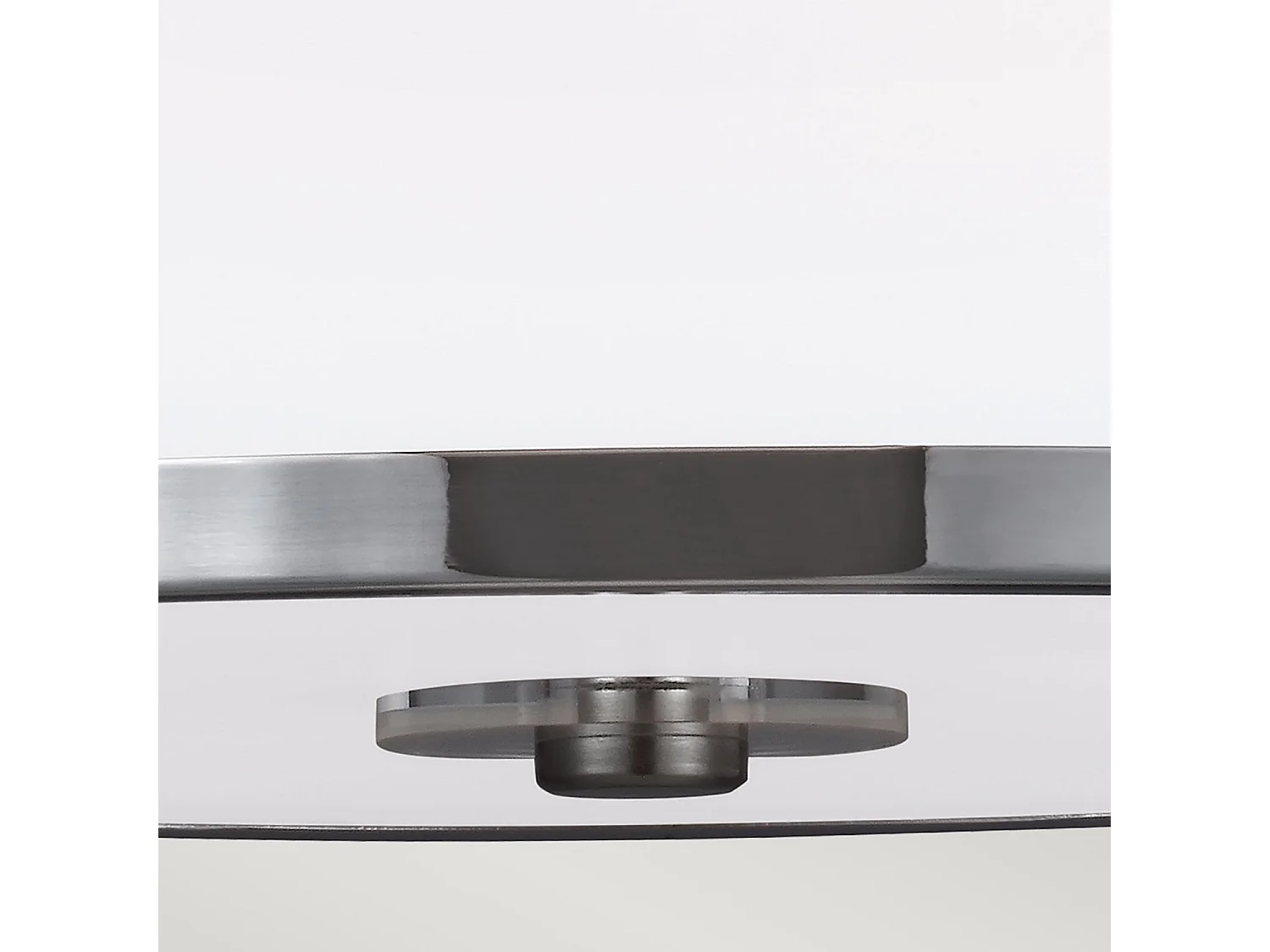 Elstead Prospect Park - Plafoniera a 2 luci semi filo Cromo, Nichel satinato, attacco E27