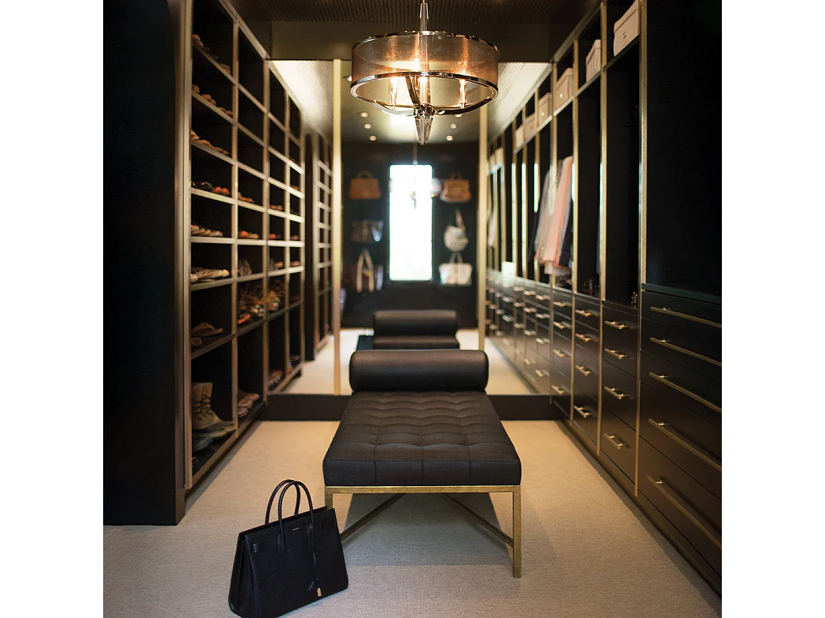 Ascher Hinkley 3-Licht-Anhänger Nickel poliert