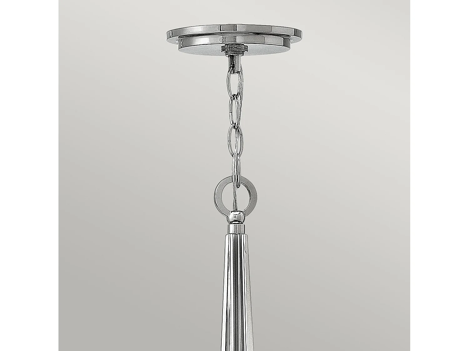 Ascher Hinkley 3 luci a sospensione in nichel lucido