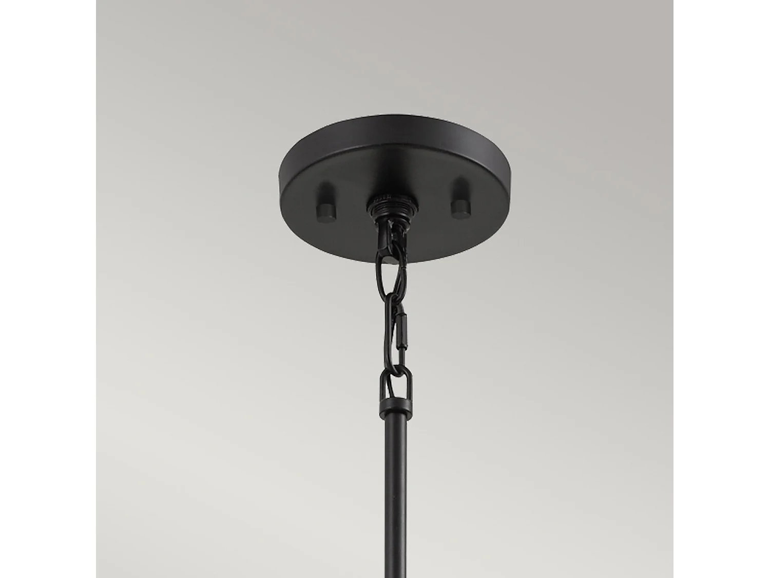 Elstead Quoizel Bismarck Schlanke Pendel-Deckenleuchte Earth Black