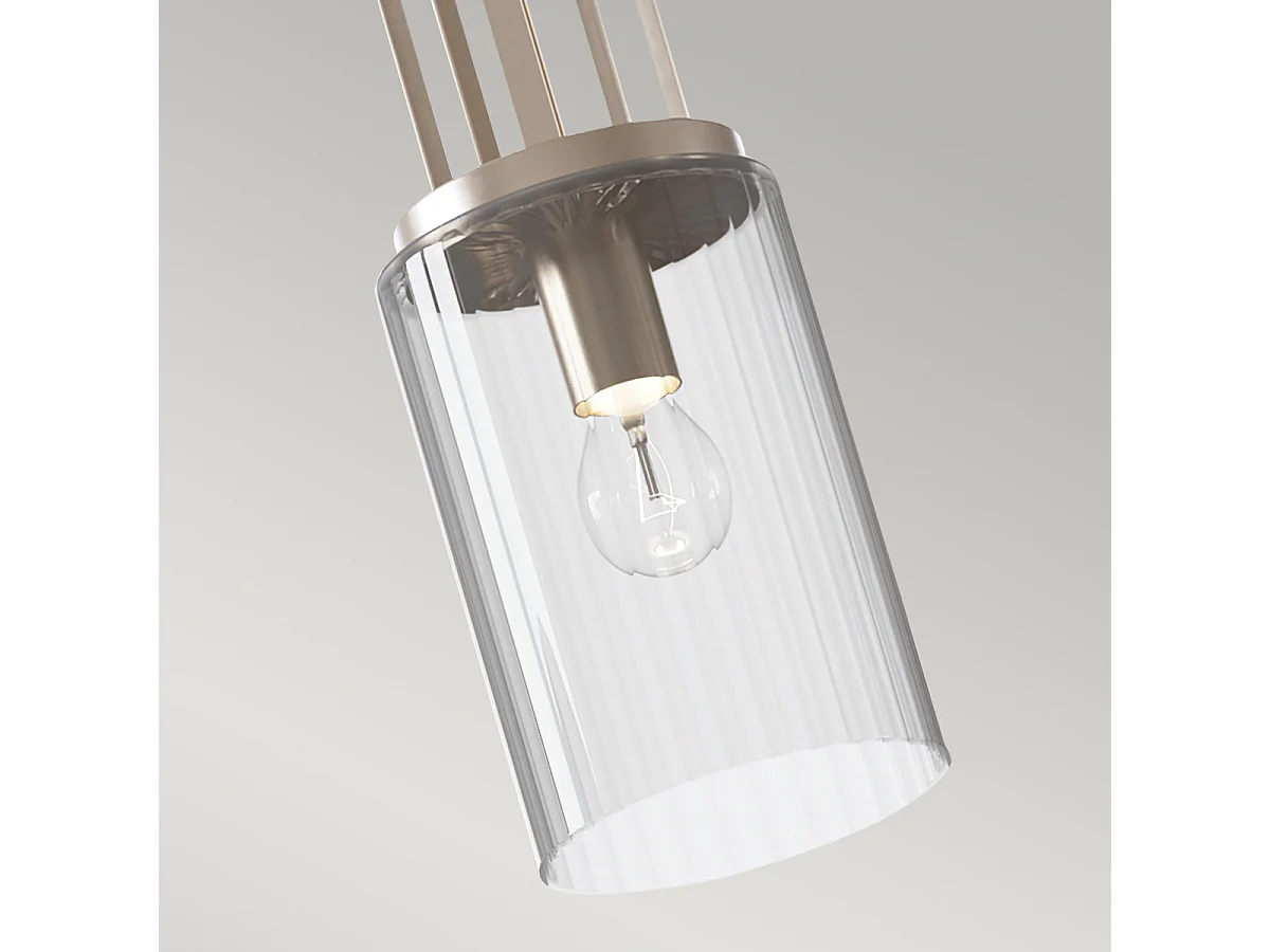 Elstead Kichler Kimrose Dome Pendelleuchte Nickel poliert