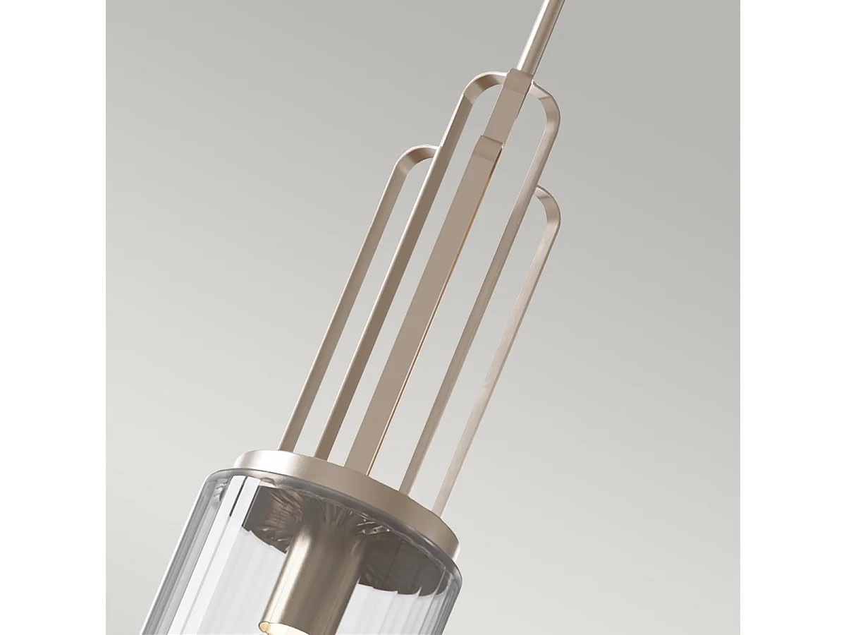 Elstead Kichler Kimrose Dome Pendelleuchte Nickel poliert