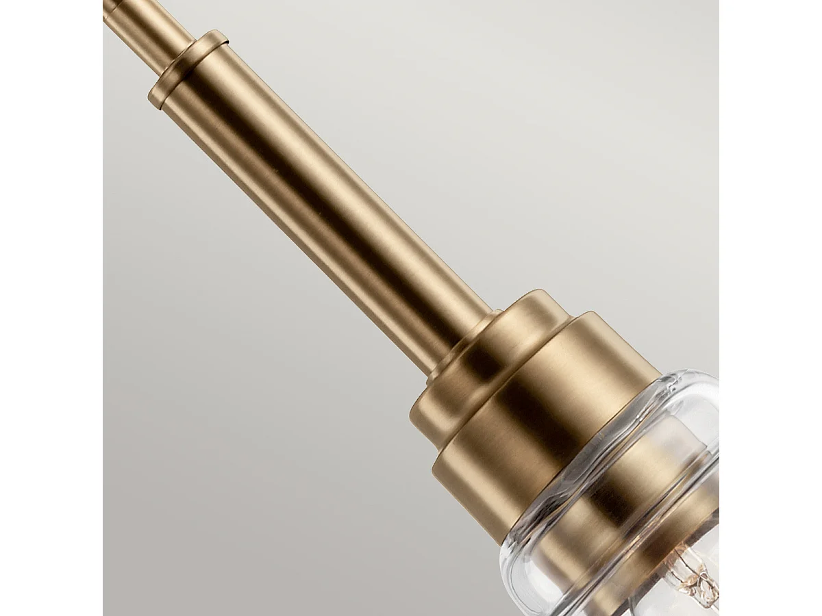 Elstead Kichler Aivian Dome Pendelleuchte aus verwittertem Messing