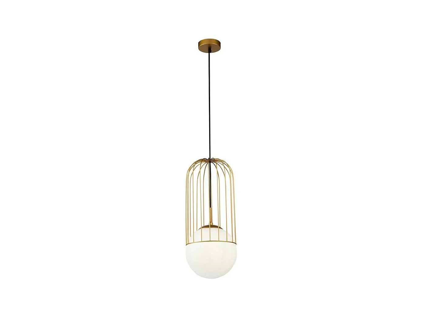 Telford Plafonnier Cage doré, 1 lumière, E27