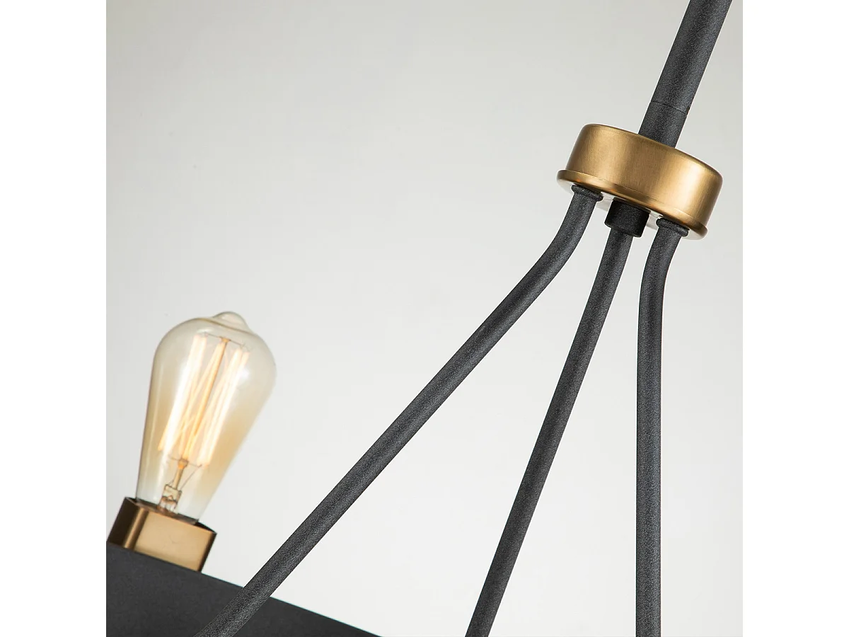 Elstead Hinkley Silas Cylindrisk hängande tak Ljusåldrad zink & Heritage Brass