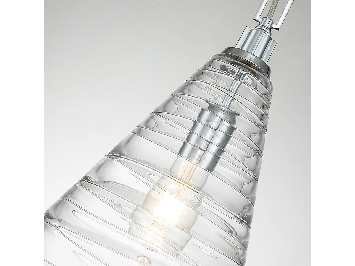 Elstead Feiss Elmore Dome Pendelleuchte Chrom poliert