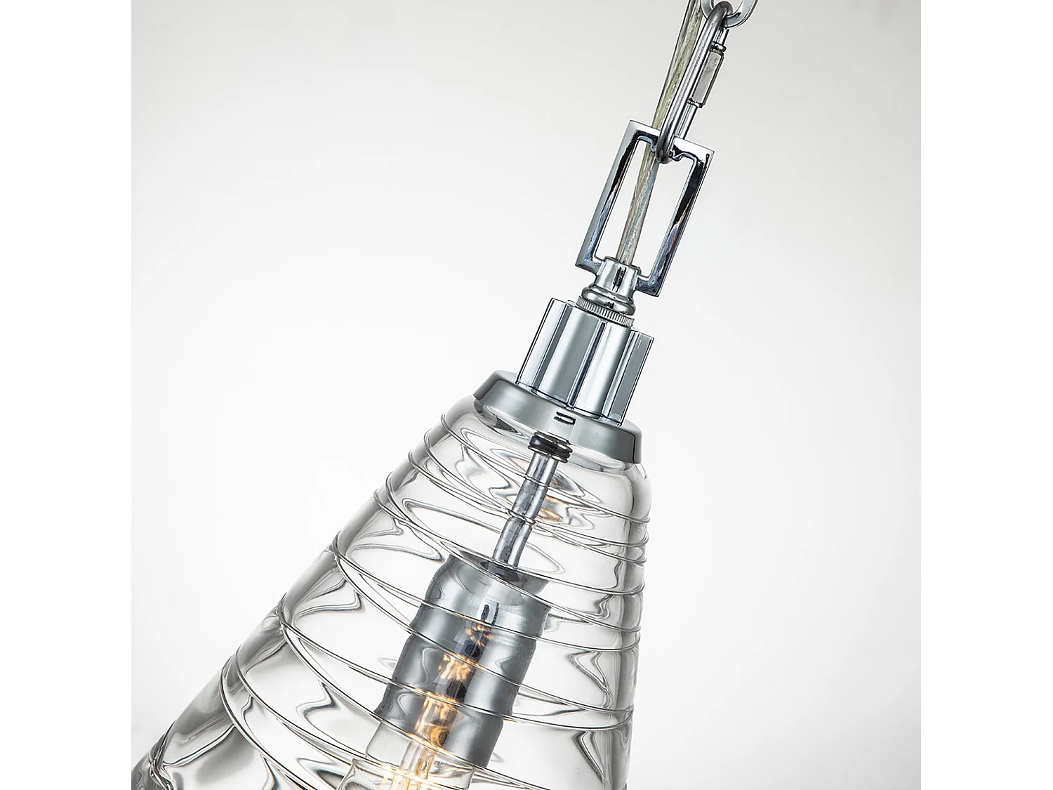 Elstead Feiss Elmore Dome Pendelleuchte Chrom poliert