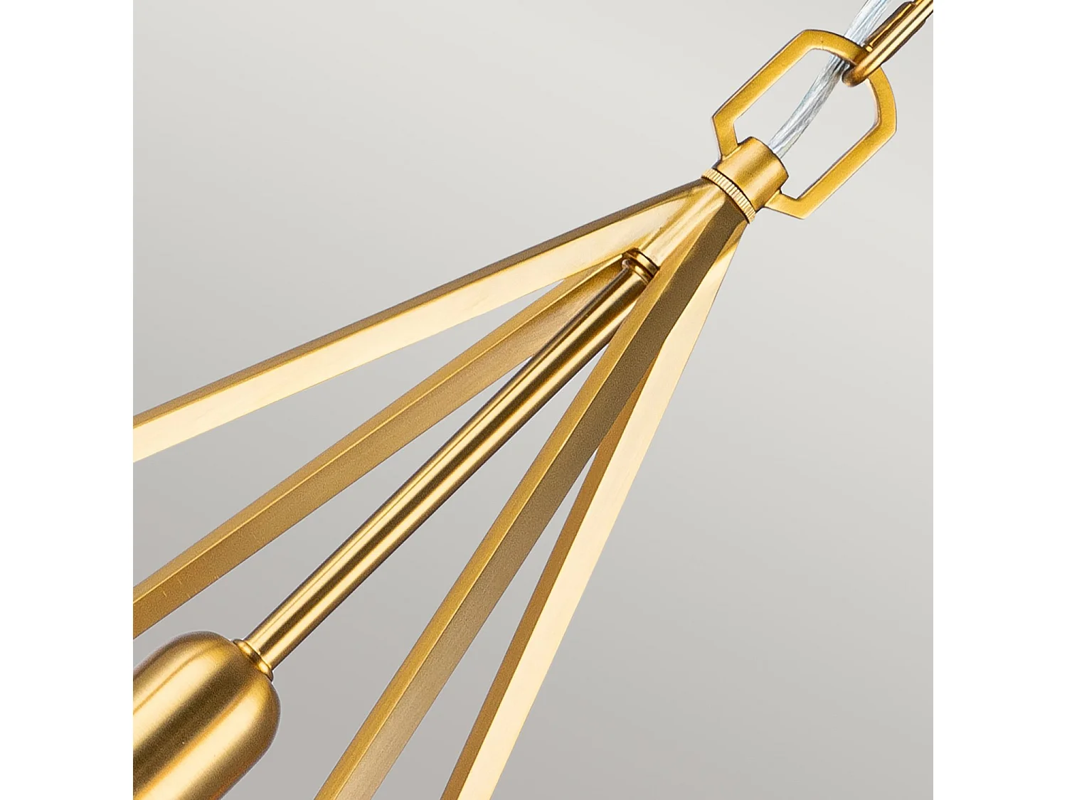 Elstead Feiss Nico Plafoniera a sospensione con struttura in filo di ottone brunito