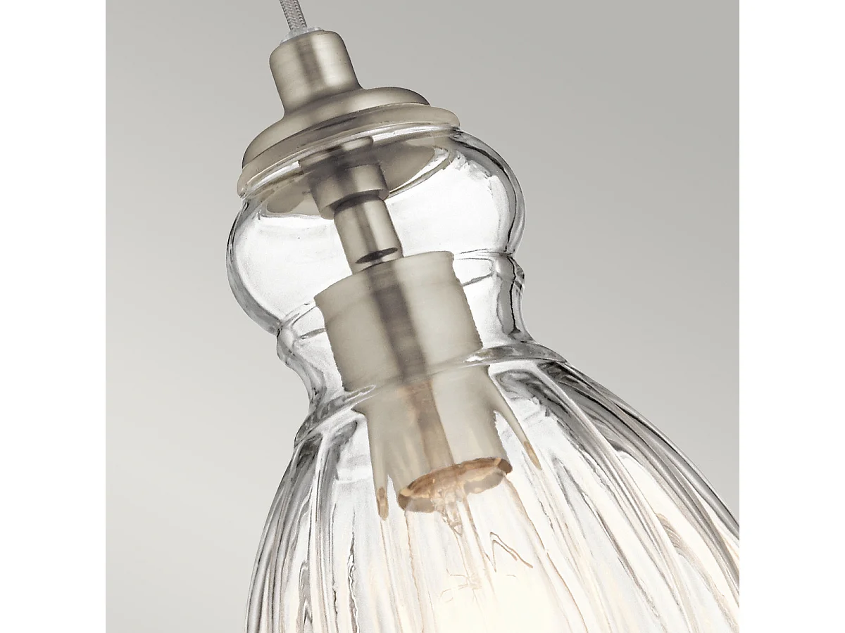 Elstead Riviera 1 Lichtanhänger, Nickel gebürstet, E27