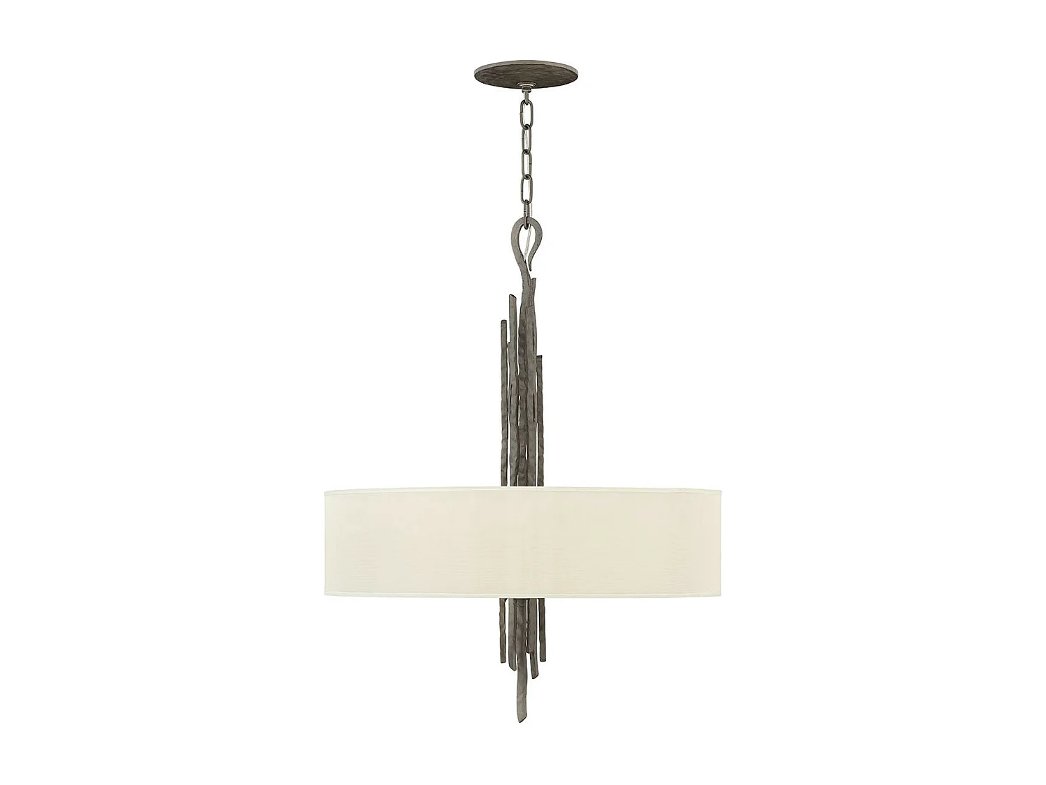 Elstead Spyre - 6 leichte runde Decke Anhänger Bronze, E14