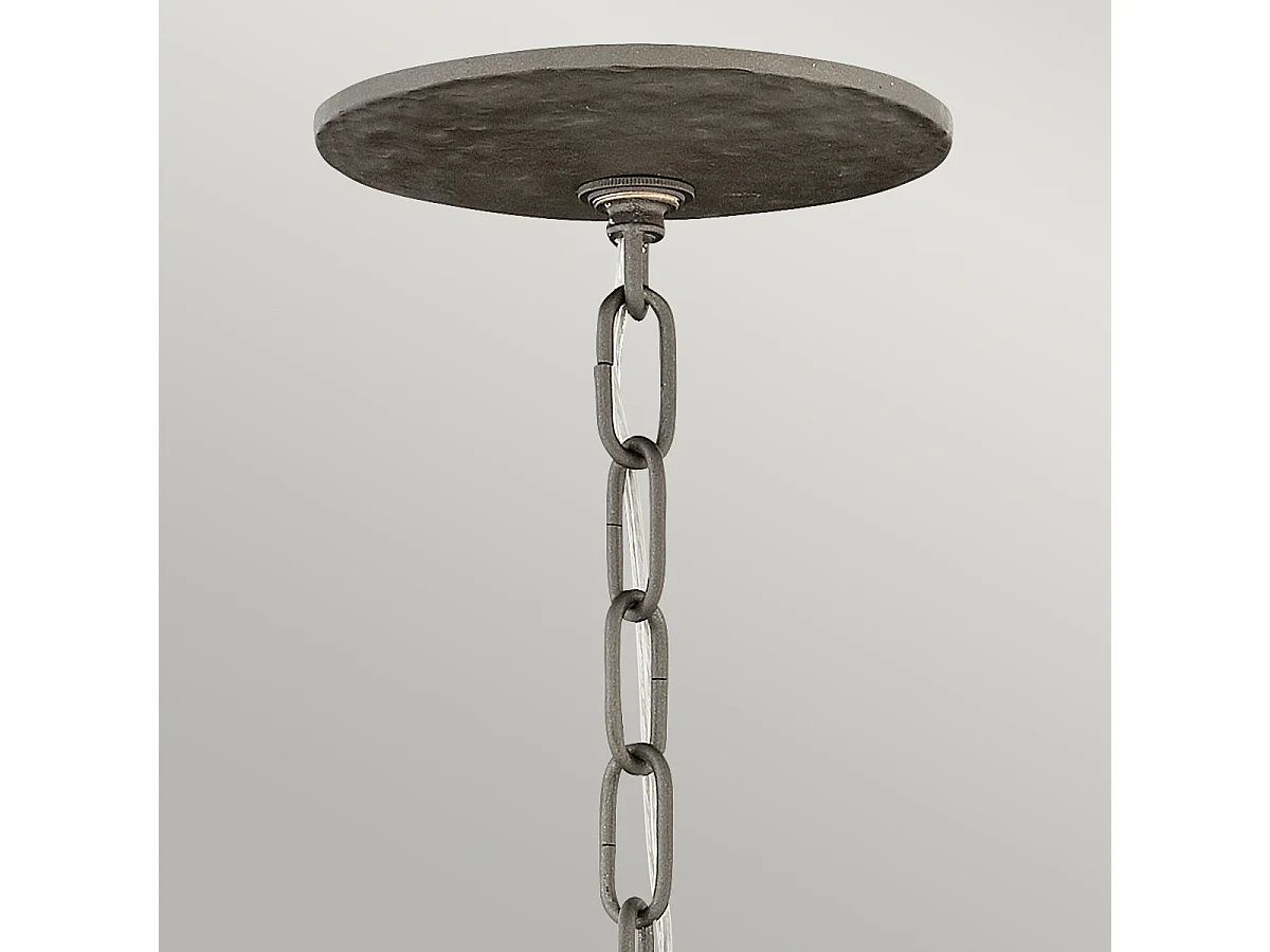 Elstead Spyre - 6 leichte runde Decke Anhänger Bronze, E14