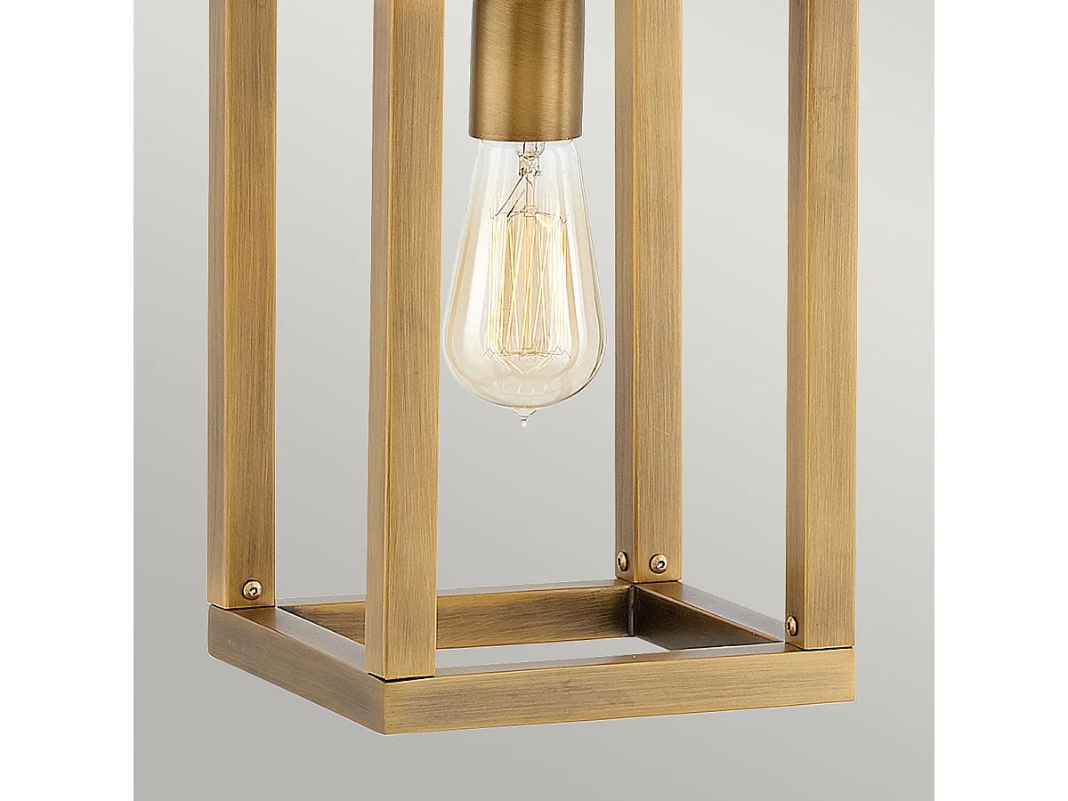 Ensemble Hinkley Fredrick Ramond 1-Licht-Anhänger aus gebürsteter Bronze