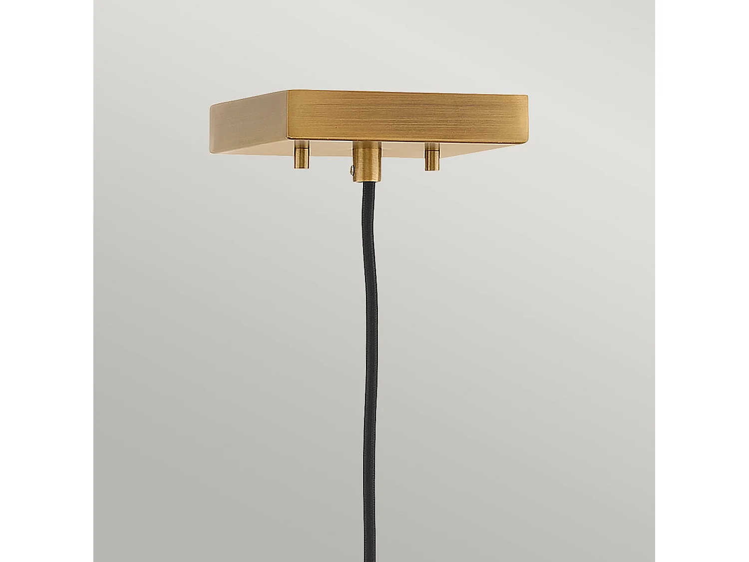 Ensemble Hinkley Fredrick Ramond 1-Licht-Anhänger aus gebürsteter Bronze