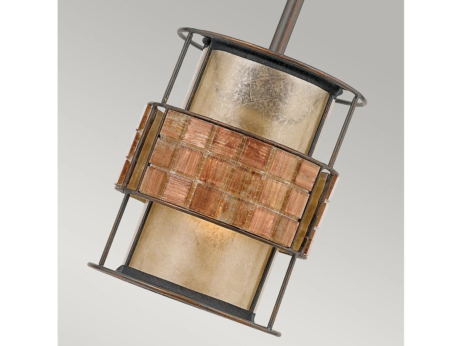 Elstead Laguna - Mini Sospensione Soffitto 1 Luce Rame Rinascimentale, E27