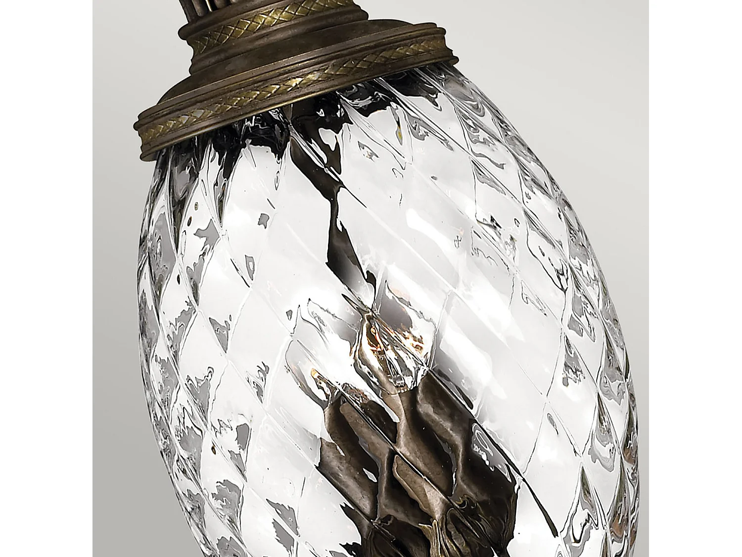 Elstead Plantation - 4 Licht Decke Anhänger Perle Bronze, E14