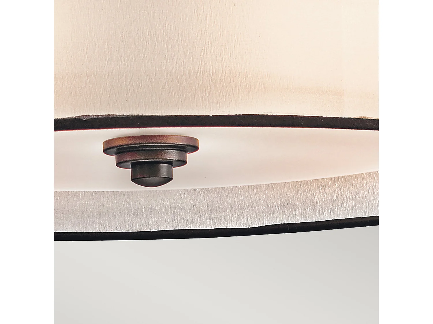 Elstead Lacey - Pendente rotondo grande a 4 luci da soffitto Mission Bronze, E27