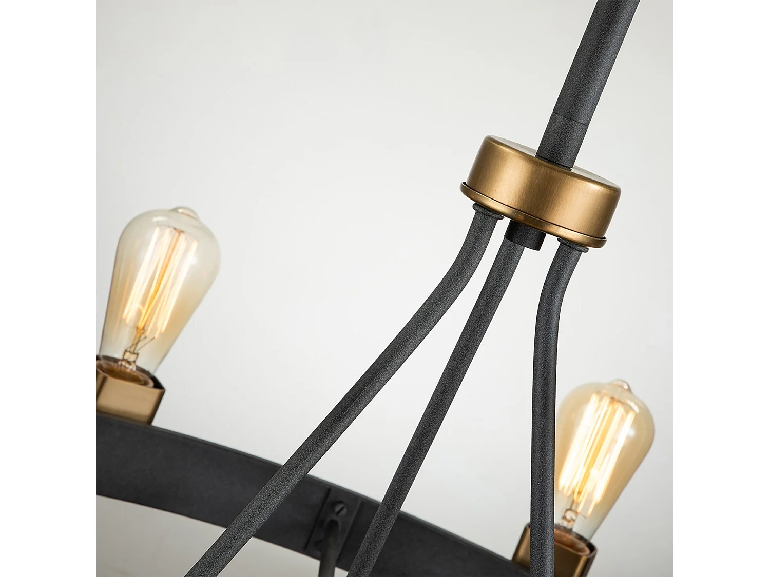 Elstead Hinkley Silas Plafonnier Suspension Cylindrique Zinc Vieilli & Laiton Héritage