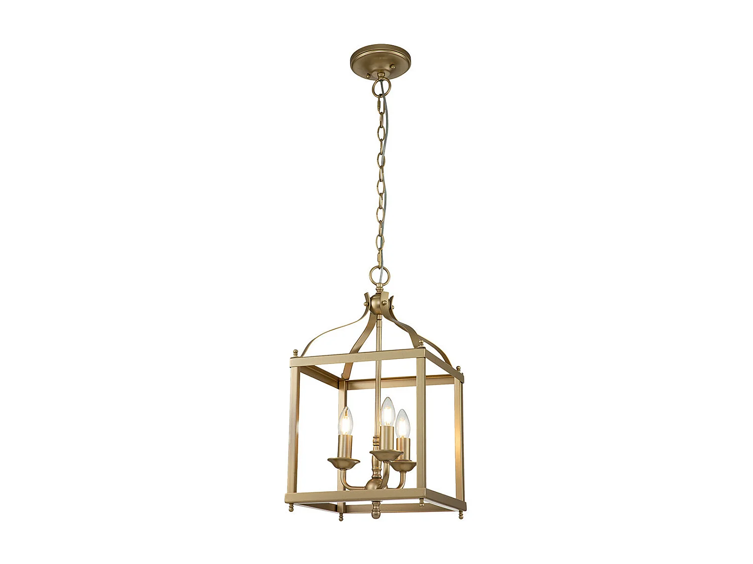 Elstead Kichler Larkin Lanternes Suspension Plafonnier Laiton Naturel Peint