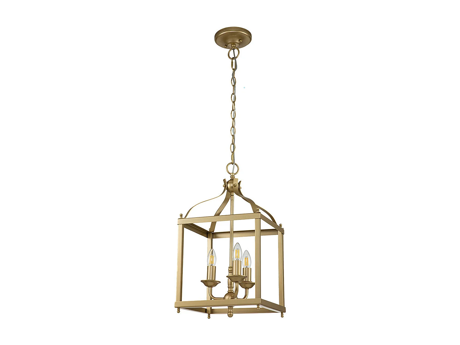 Elstead Kichler Larkin Lanternes Suspension Plafonnier Laiton Naturel Peint