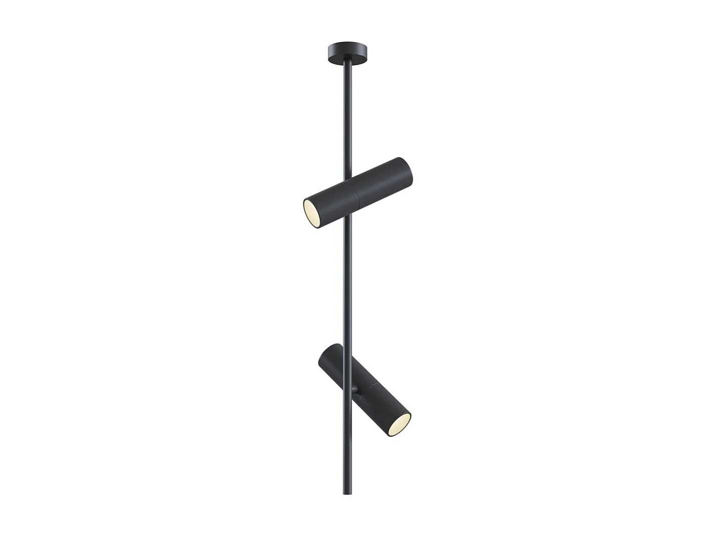 Elti Deckenstrahler Pendelleuchte Schwarz, 2-flammig, GU10