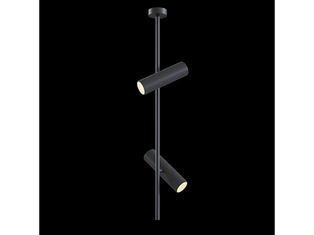 Elti Deckenstrahler Pendelleuchte Schwarz, 2-flammig, GU10