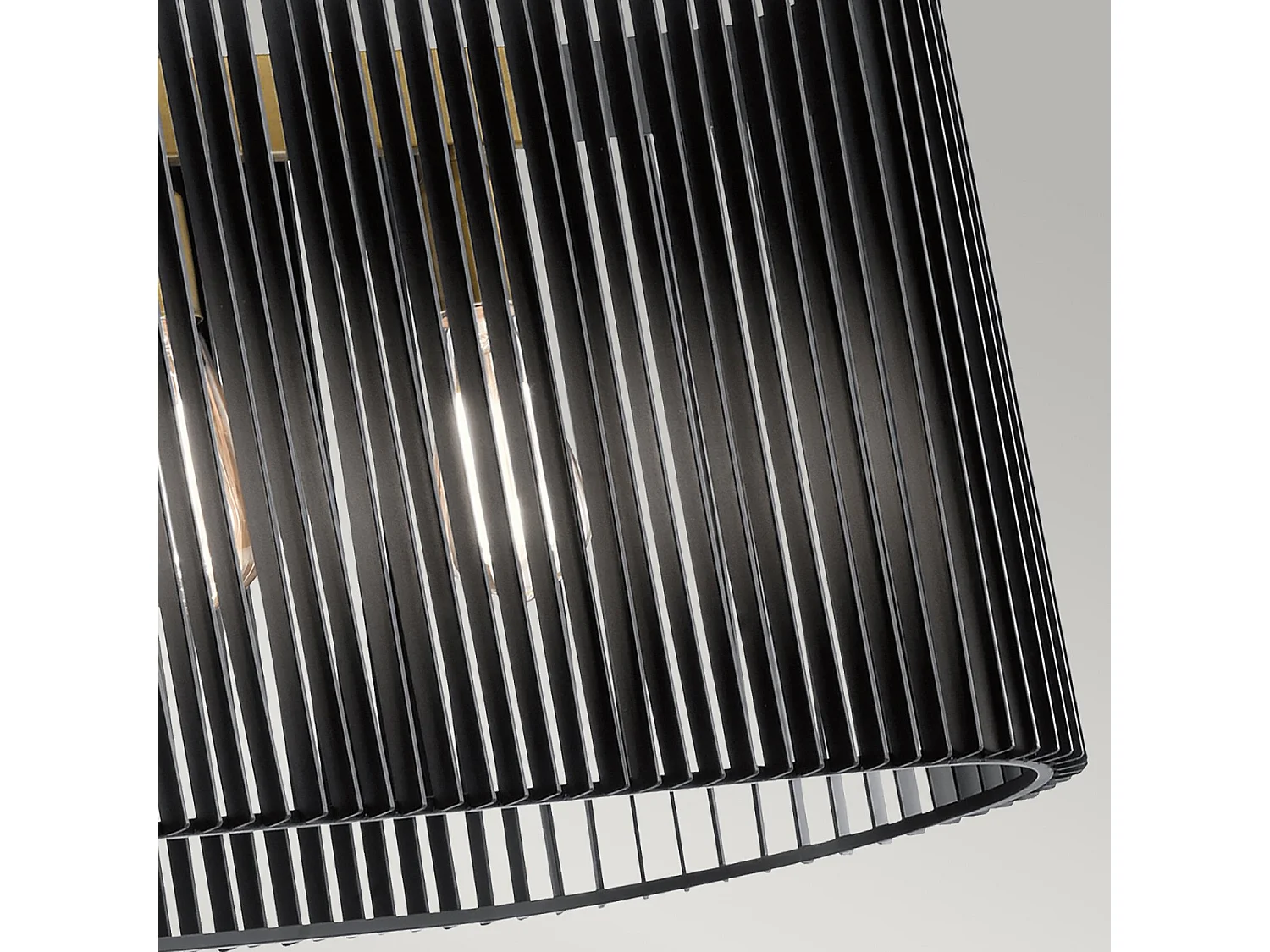 Elstead Kichler Linara Plafoniera a sospensione con struttura in filo nero e ottone naturale