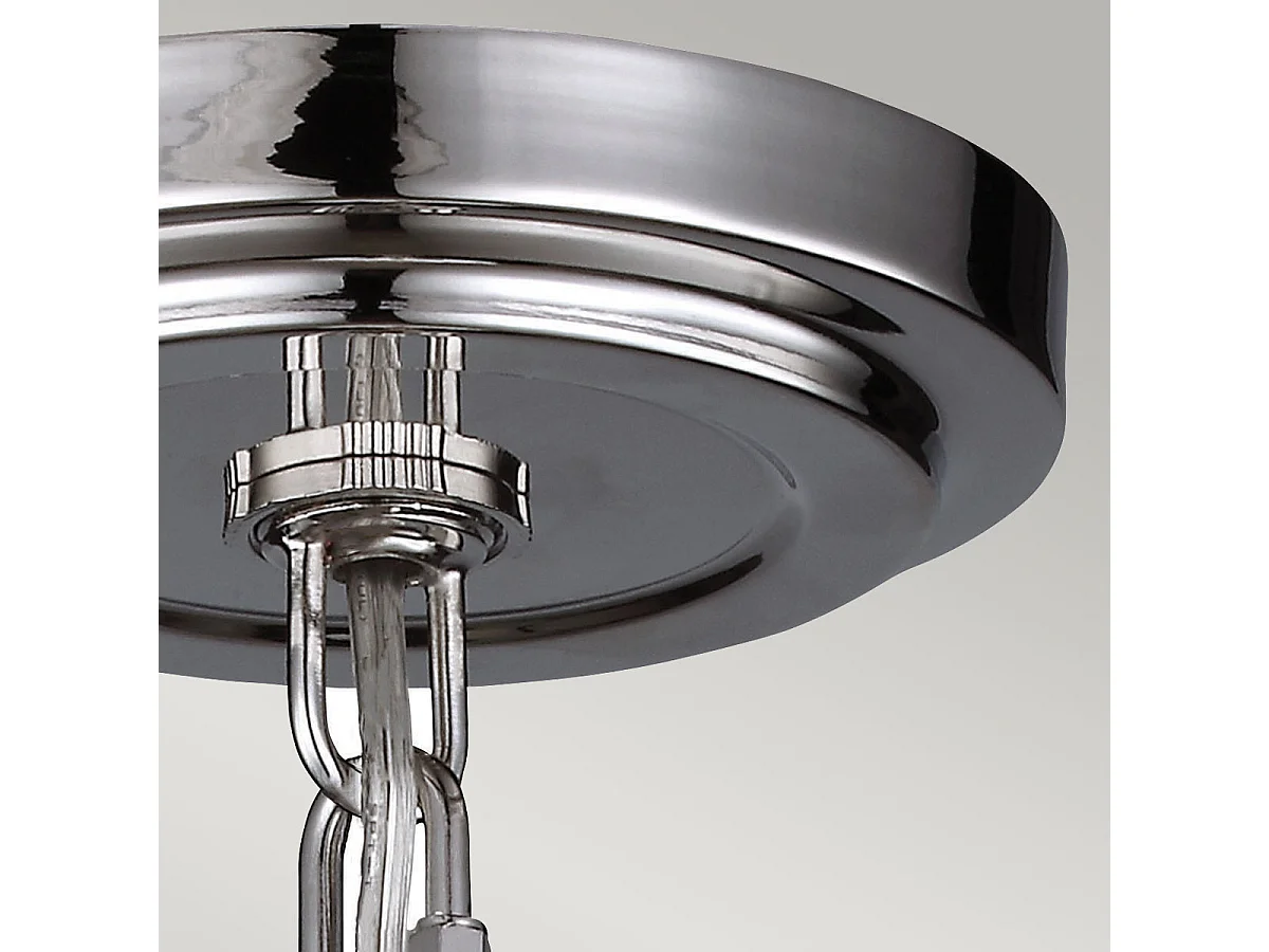 Elstead Parkman - 1 licht Small Globe Deckenanhänger aus poliertem Nickel, E27