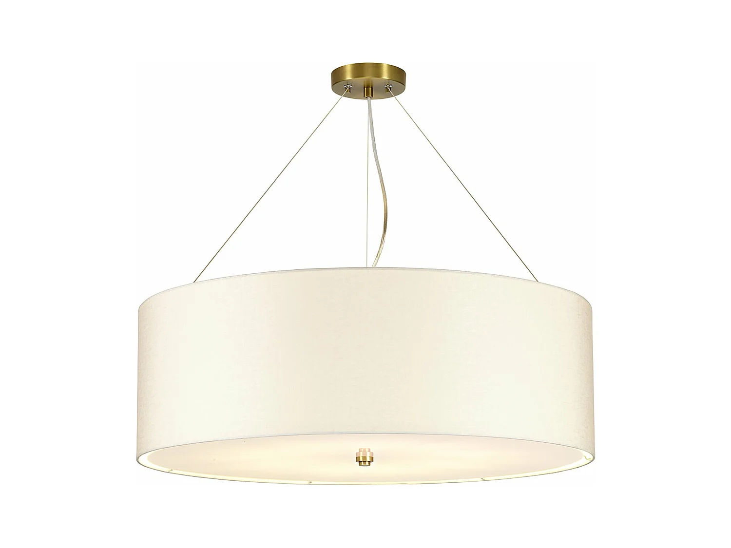 Lampadario Contemporaneo Pearce Acciaio Ottone Antico 7 Luci E27