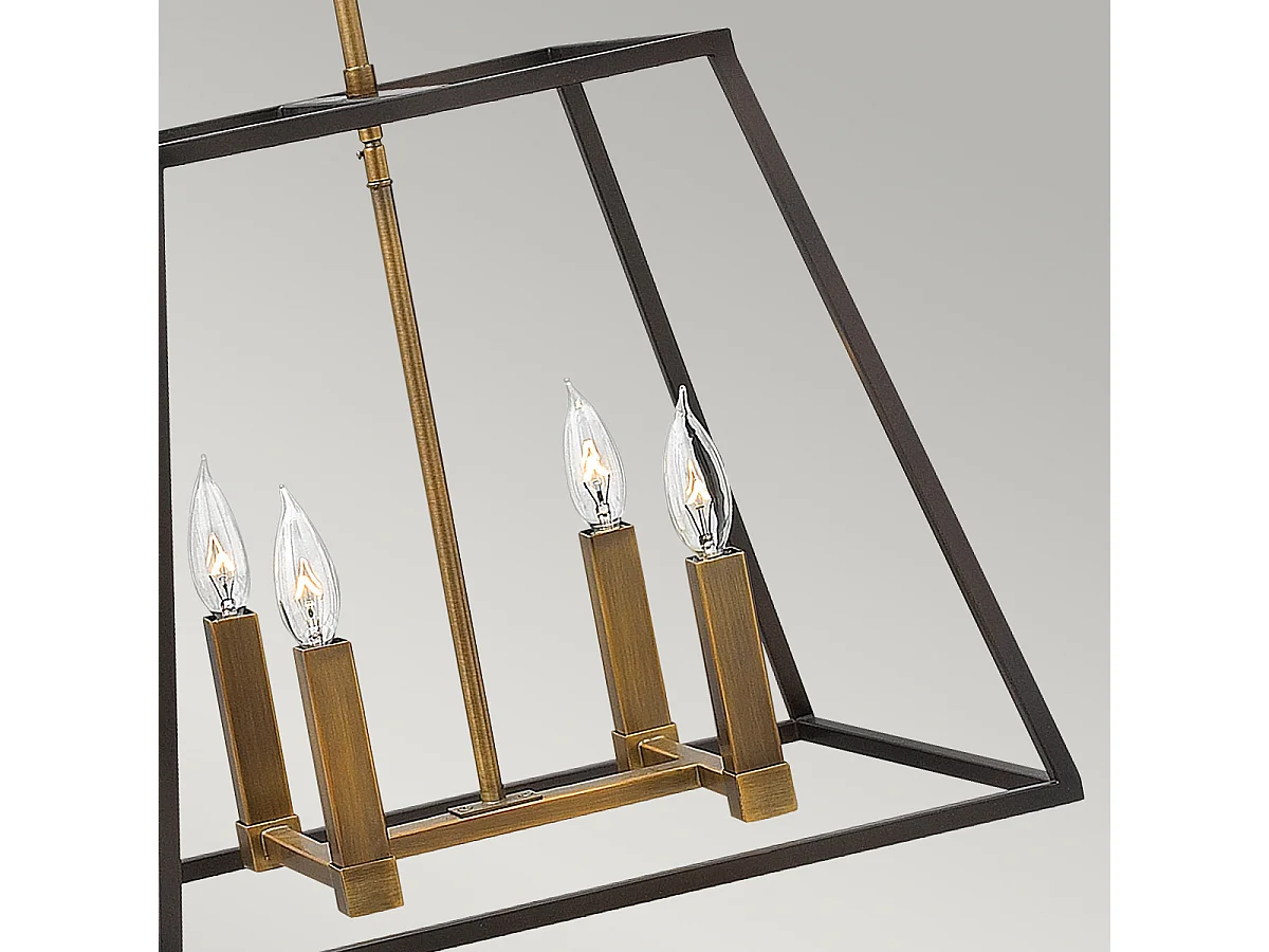 Elstead Fulton - 4 Licht Decke Anhänger Kronleuchter Bronze, E14