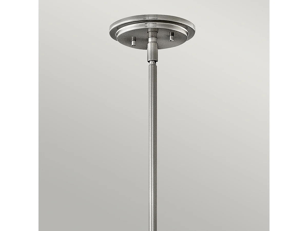 Elstead Hinkley Somerset Globe Pendel Taklampa Borstad Nickel