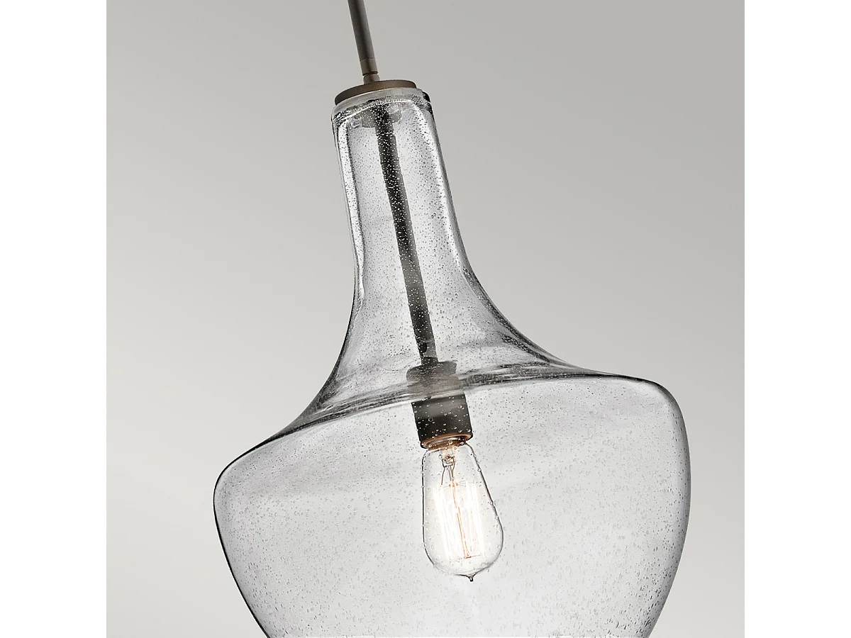 Elstead Everly - Lampadario a sospensione a 1 luce a cupola media Bronzo, E27