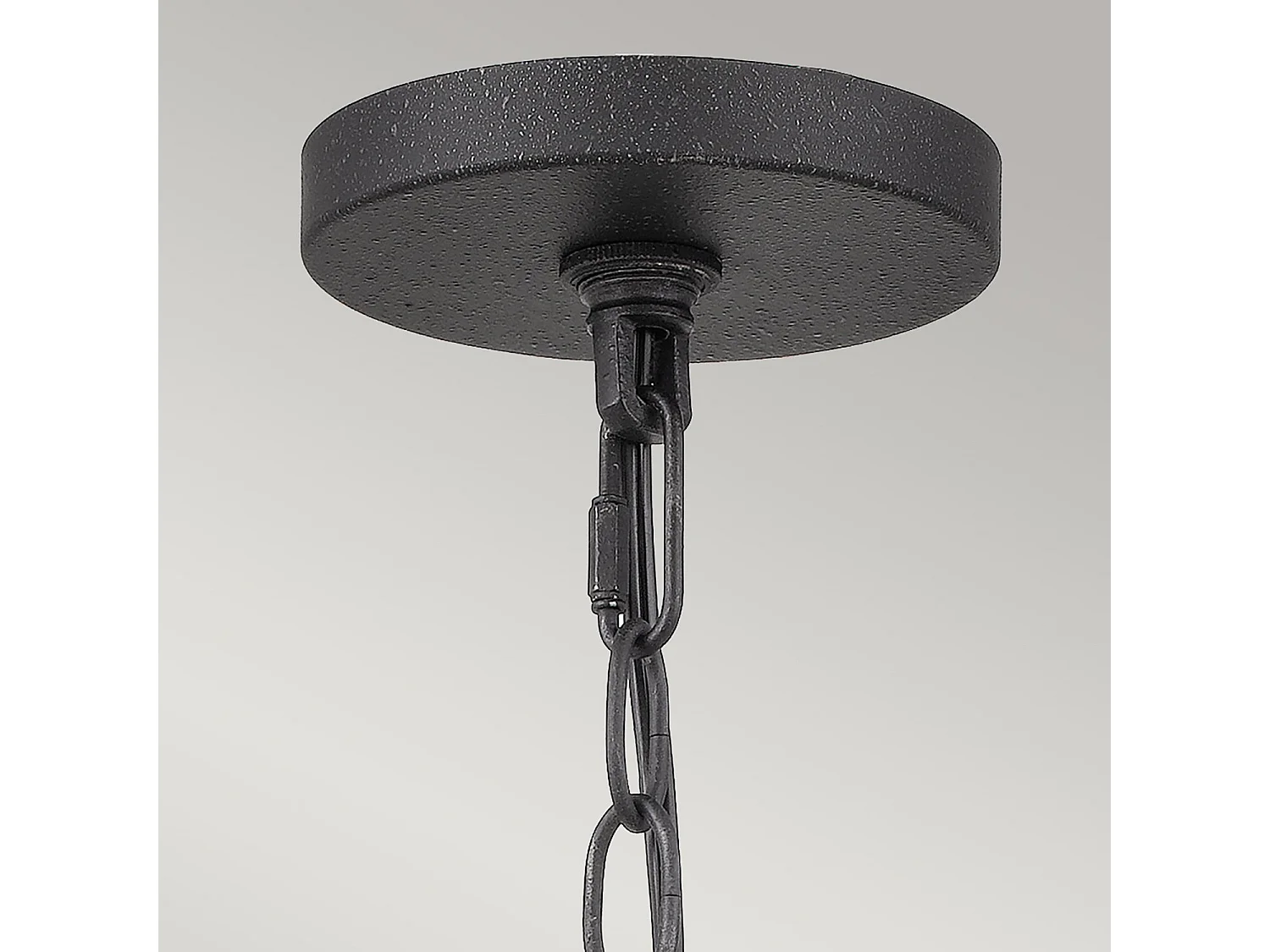 Lampadario Industrial Nordico Bradbury Acciaio Grigio Cenere 4 Luci E14