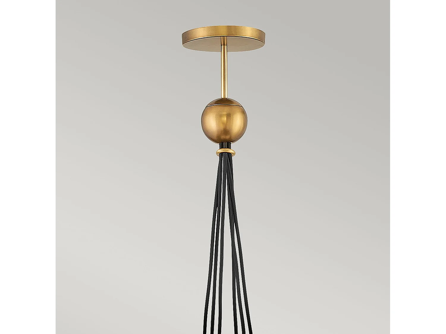 Skye Lisa McDennon di Hinkley 6 lampade a sospensione Heritage in ottone