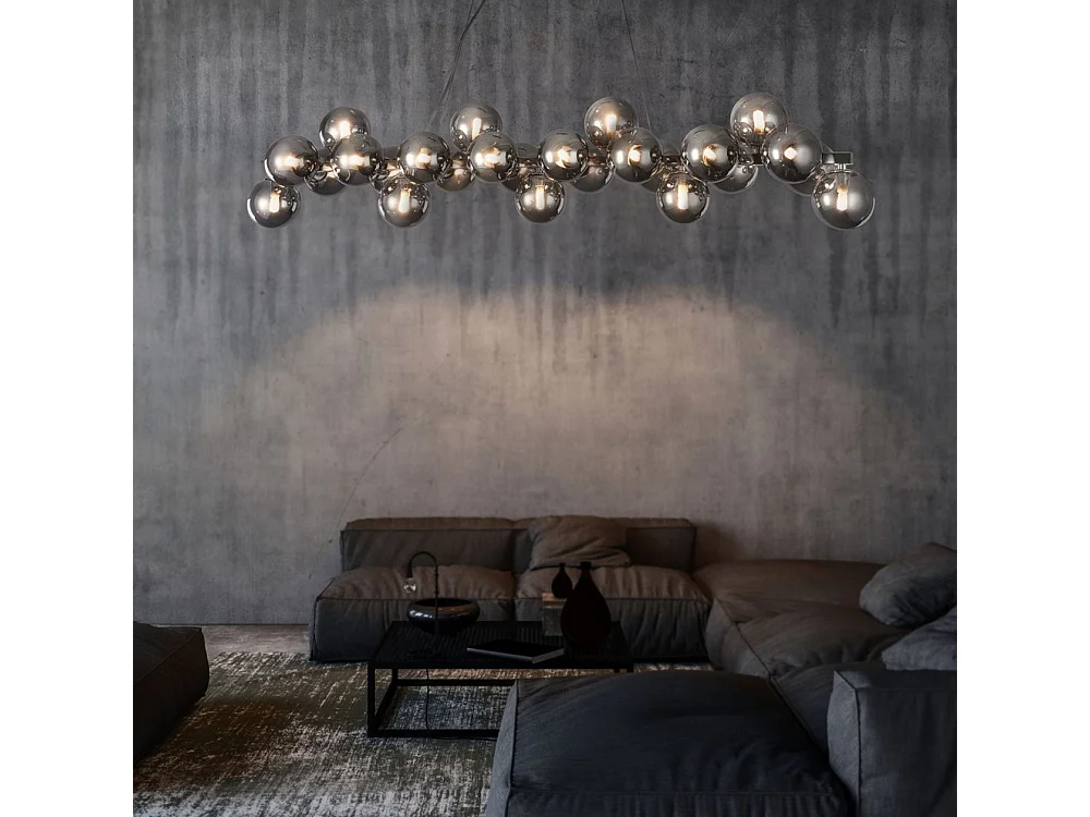 Dallas Lámpara Colgante de Techo Cromada, 25 Luces, G9