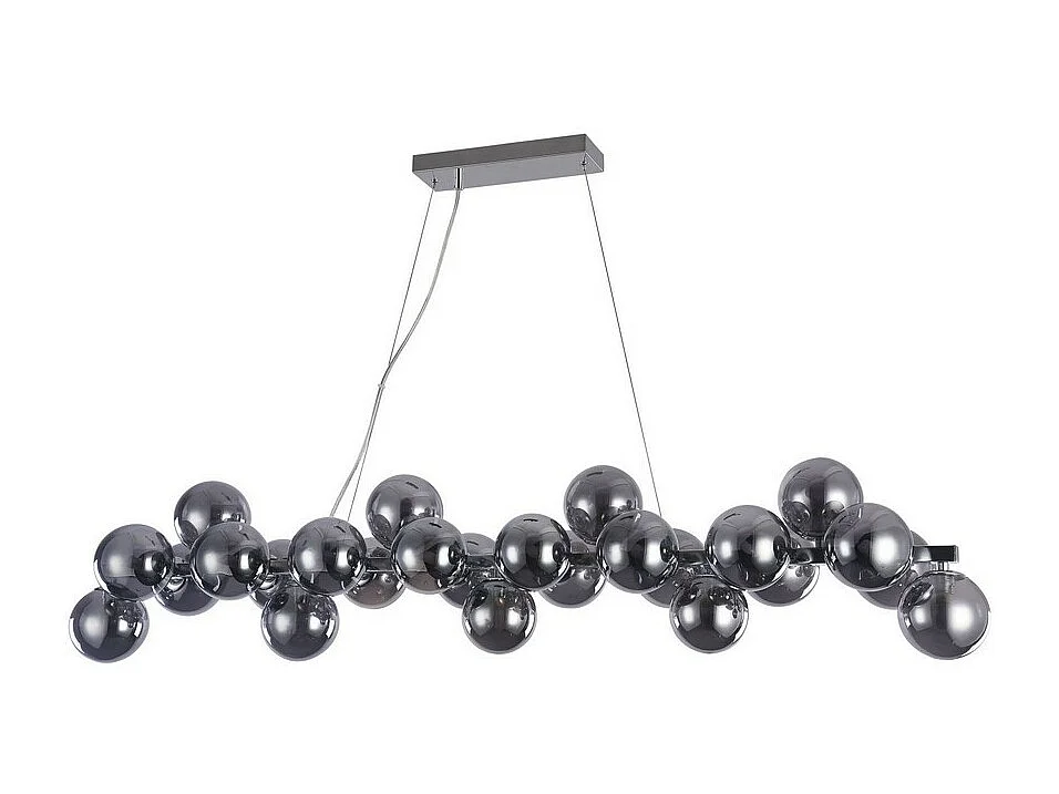 Dallas Deckenpendelleuchte Chrom, 25 Licht, G9