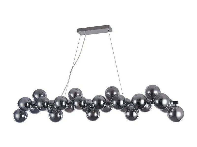 Dallas Deckenpendelleuchte Chrom, 25 Licht, G9