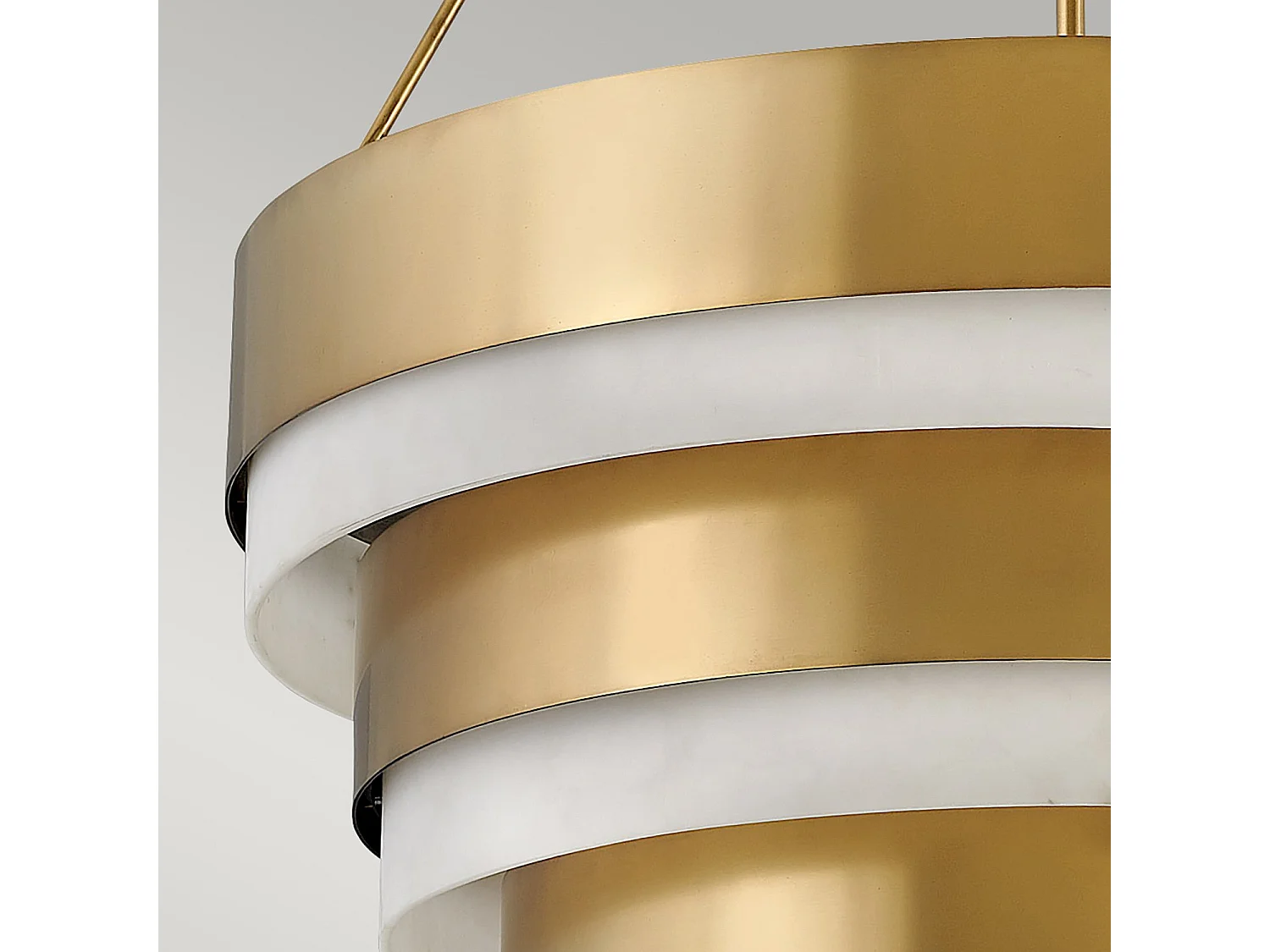 Elstead Hinkley Echelon Plafonnier Suspension Cylindrique Héritage Laiton