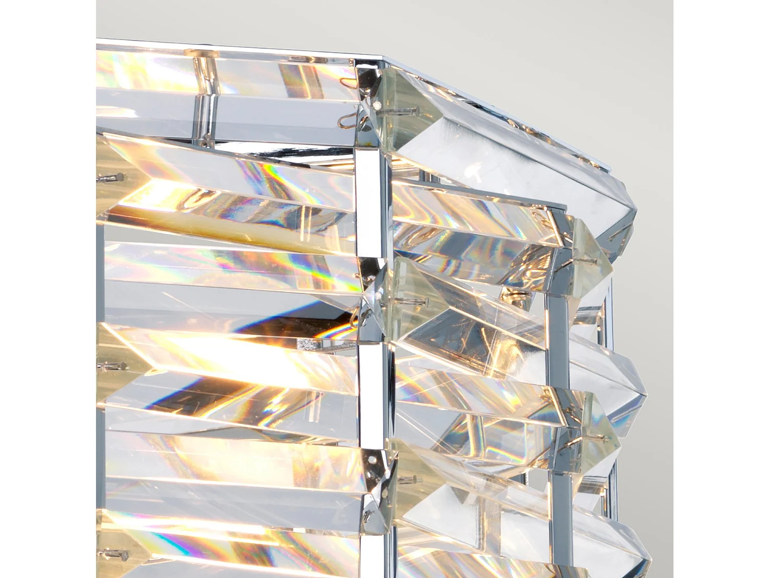 Lampada a sospensione a 4 luci Elstead Shoal, nichel lucido, attacco E27