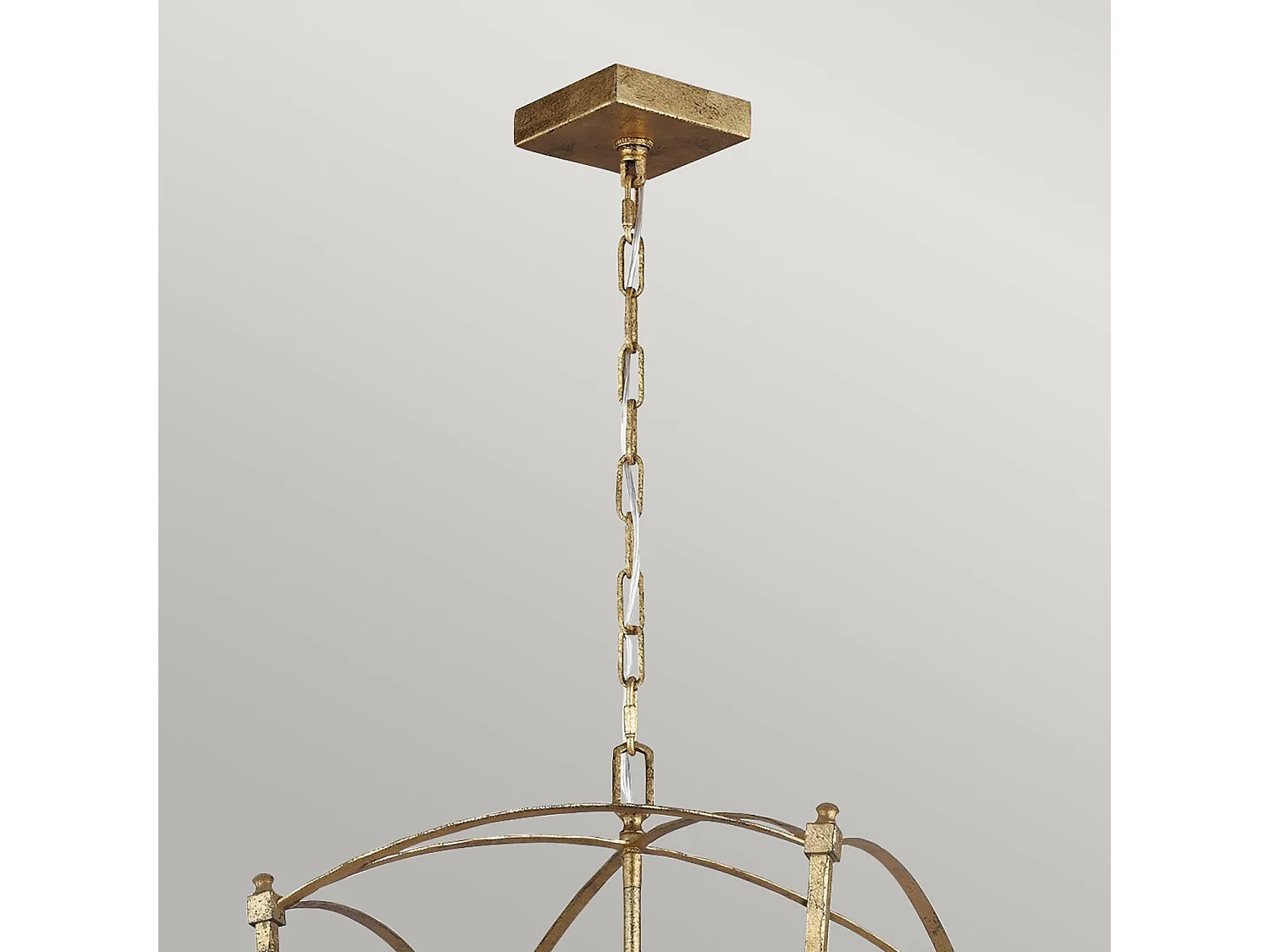 Elstead Feiss Thayer Lanternes Suspension Plafonnier Or Antique