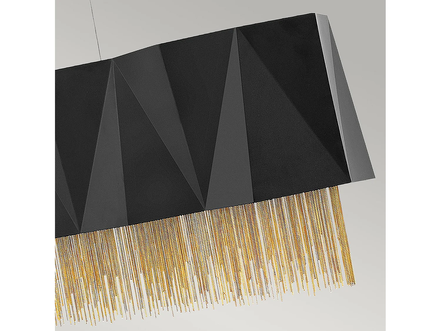 Elstead Zuma 6 licht Anhänger, Satinschwarz, Gold, E27