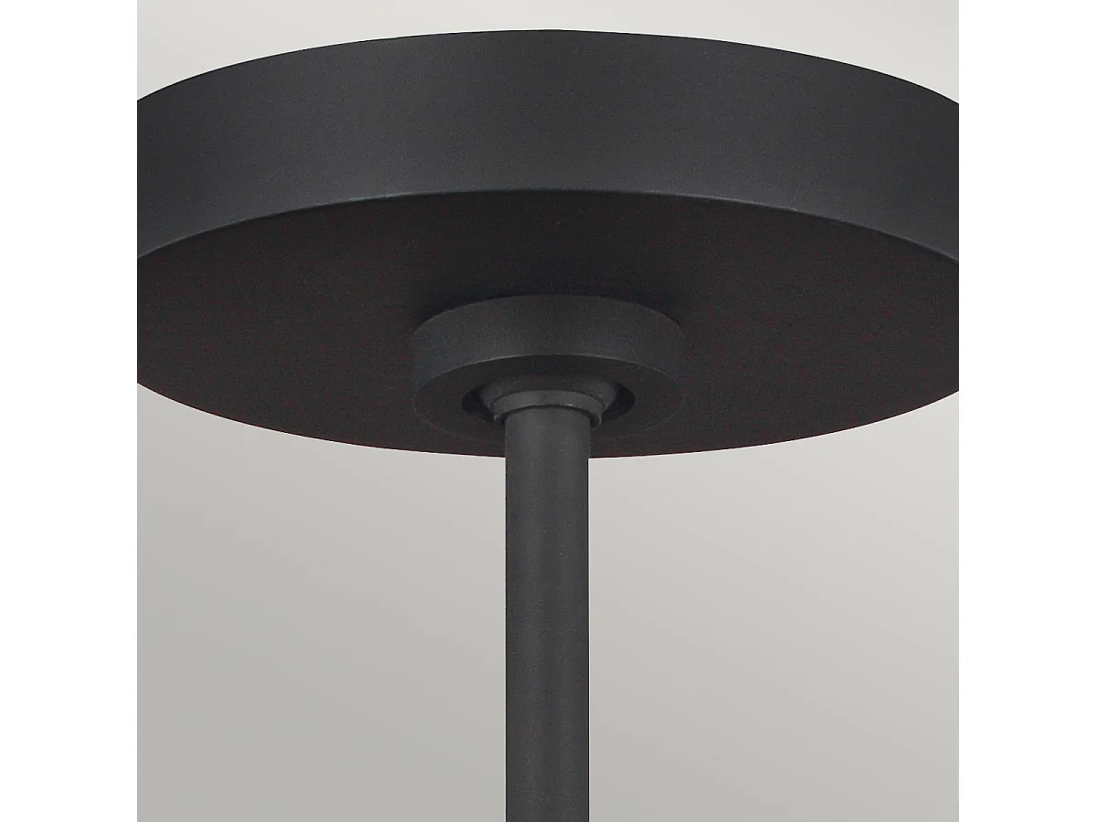 Elstead Asher 5 Light Pendel, Midnight Black, E14