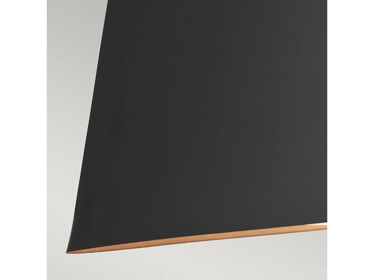 Elstead Asher 5 Light Pendel, Midnight Black, E14