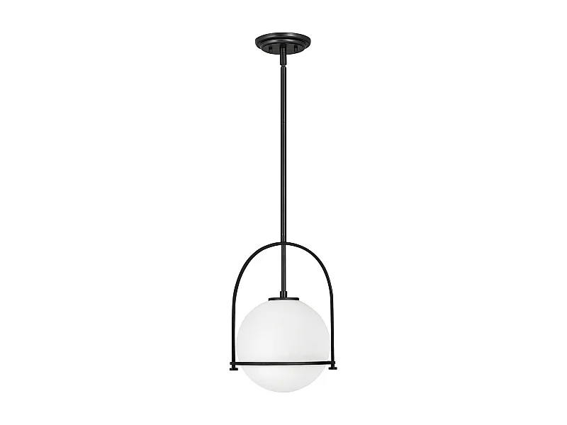 Elstead Hinkley Somerset Globe Pendel-Deckenleuchte Schwarz