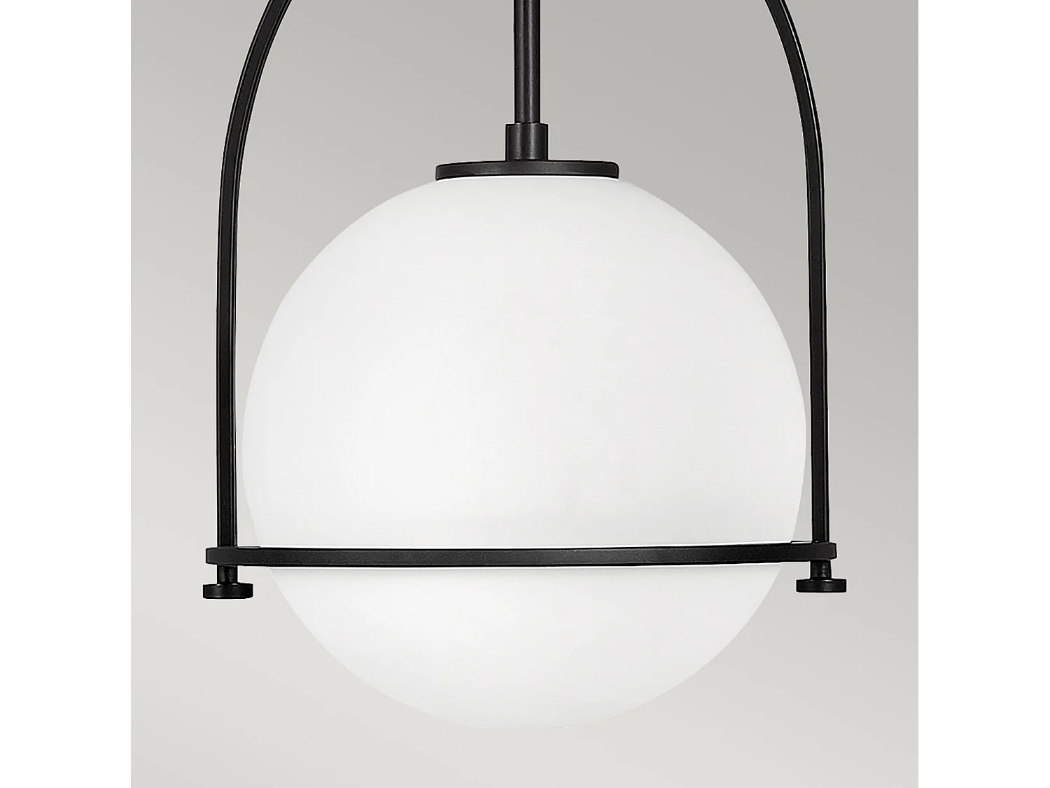 Elstead Hinkley Somerset Plafonnier Suspension Globe Noir