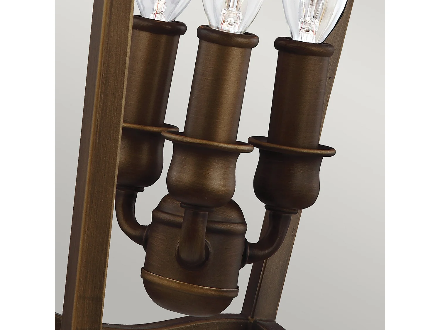 Elstead Yarmouth - Lampada a sospensione a 3 luci, ottone anticato verniciato