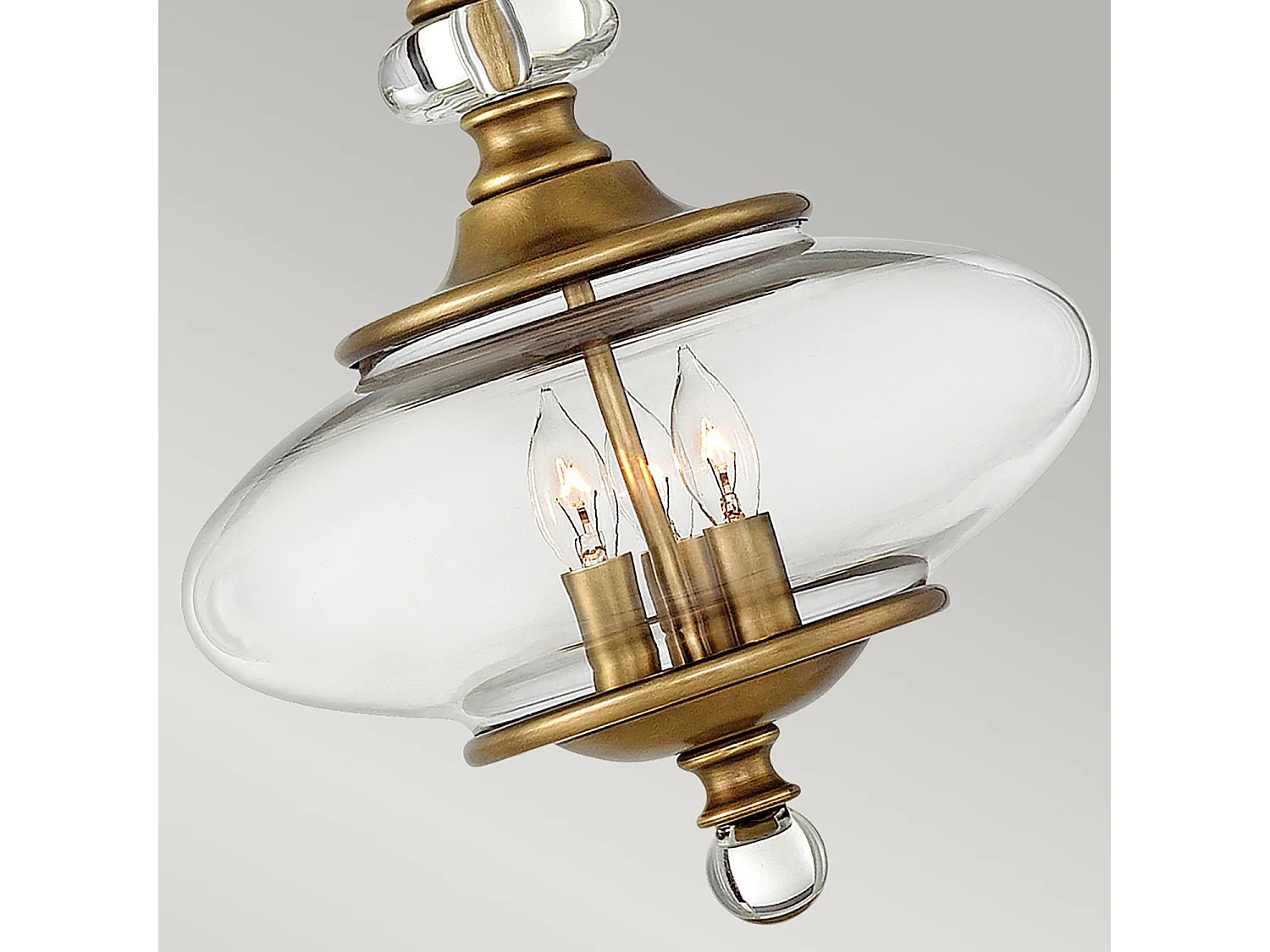 Elstead Wexley - 3 Licht Decke Anhänger Messing, E14