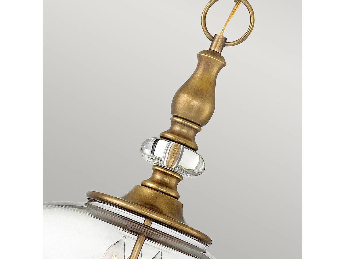 Elstead Wexley - 3 Licht Decke Anhänger Messing, E14