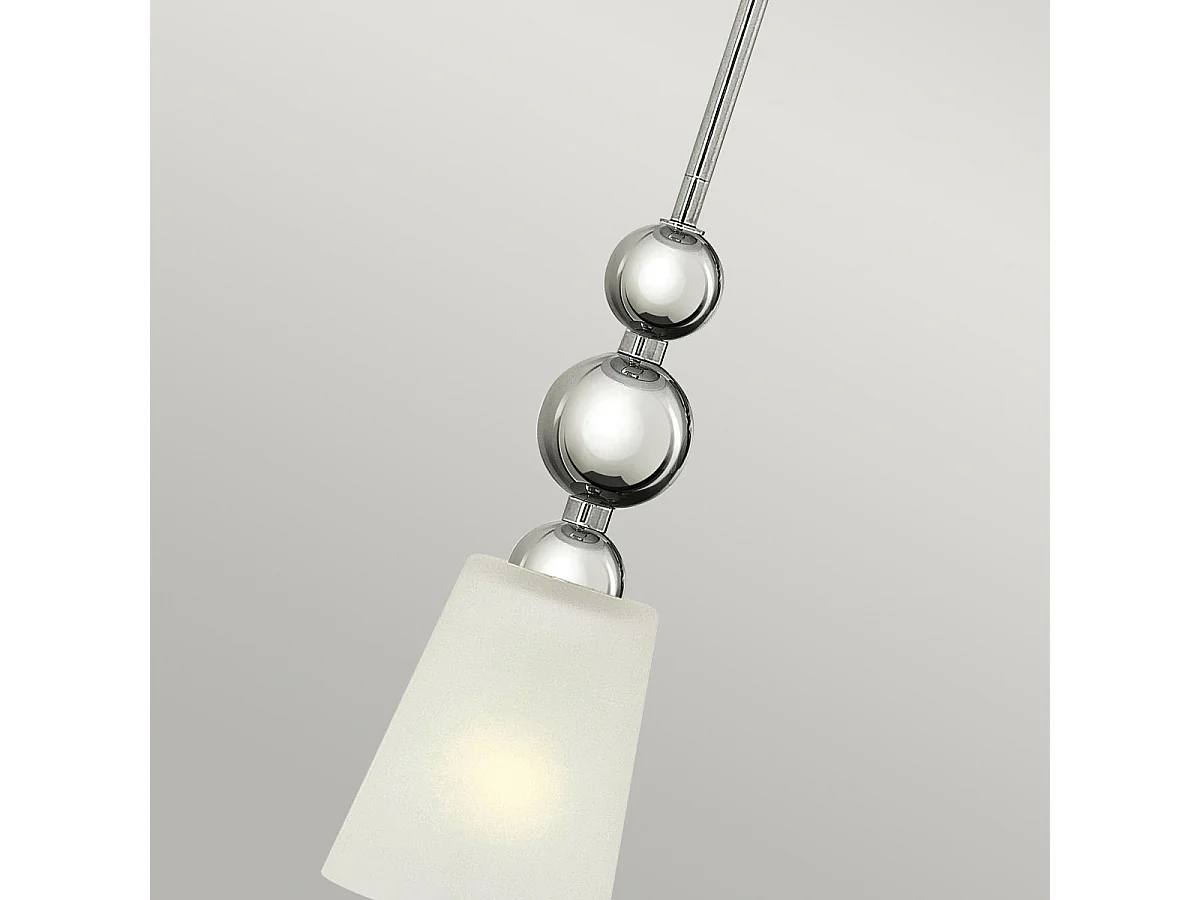 Elstead Zelda - 1 Lichtdecke Mini Anhänger poliertes Nickel, E27