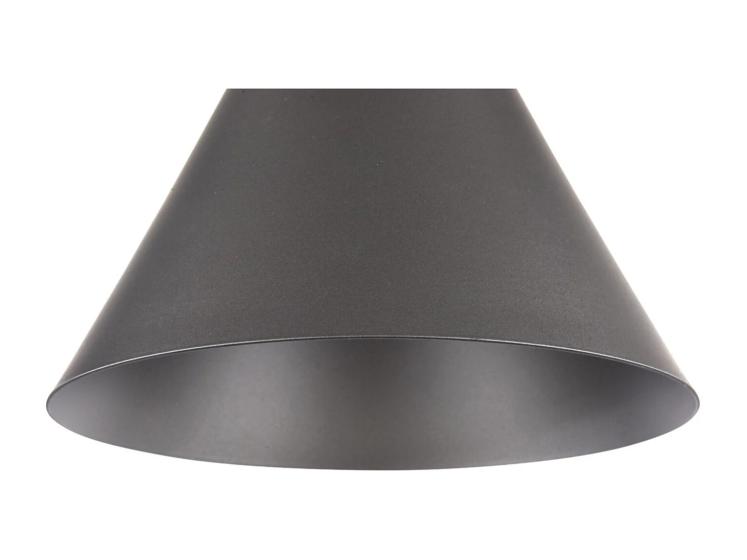 Bicones Lampada a Sospensione Dome Soffitto Nera, 1 Luce, E27