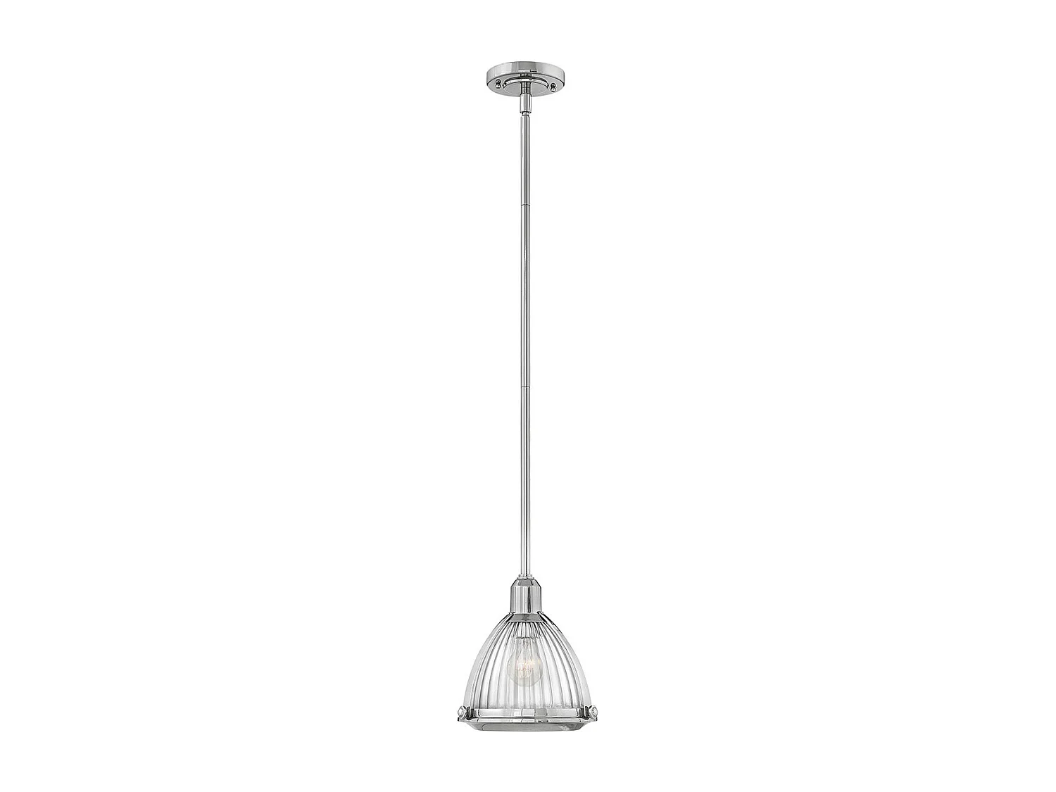 Elroy Hinkley 1 licht Pendelleuchte Nickel poliert